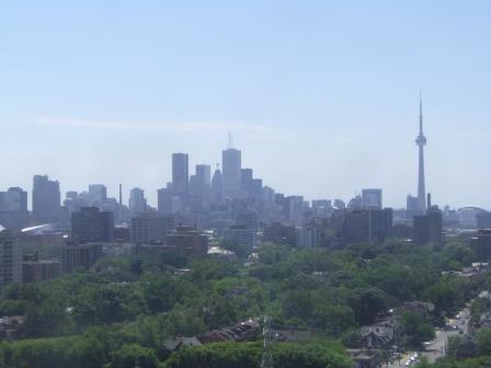 Blick von Casa Loma auf Toronto Blick von Casa Loma auf Toronto